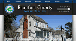 Desktop Screenshot of co.beaufort.nc.us